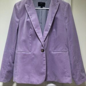 Wisteria Velvet J. Crew Parke Blazer
